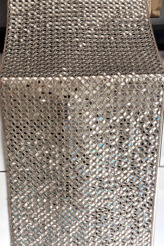 Mirror Work Fabric Mesh