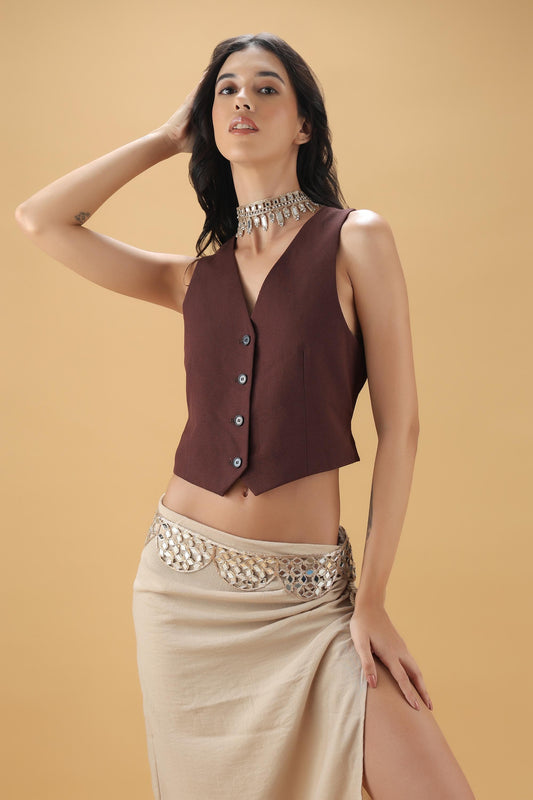 Mirror Crystal Choker Necklace