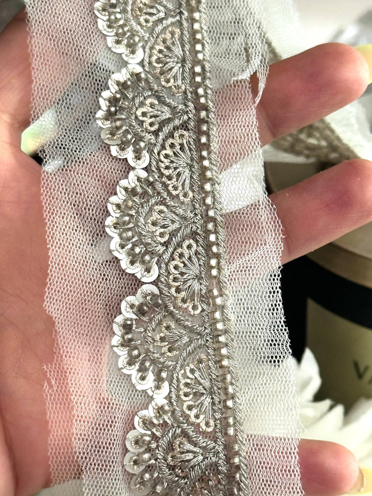 Shimmering Zari Trim