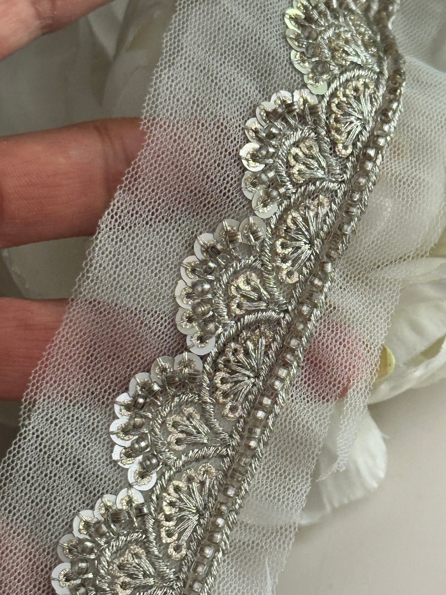 Shimmering Zari Trim