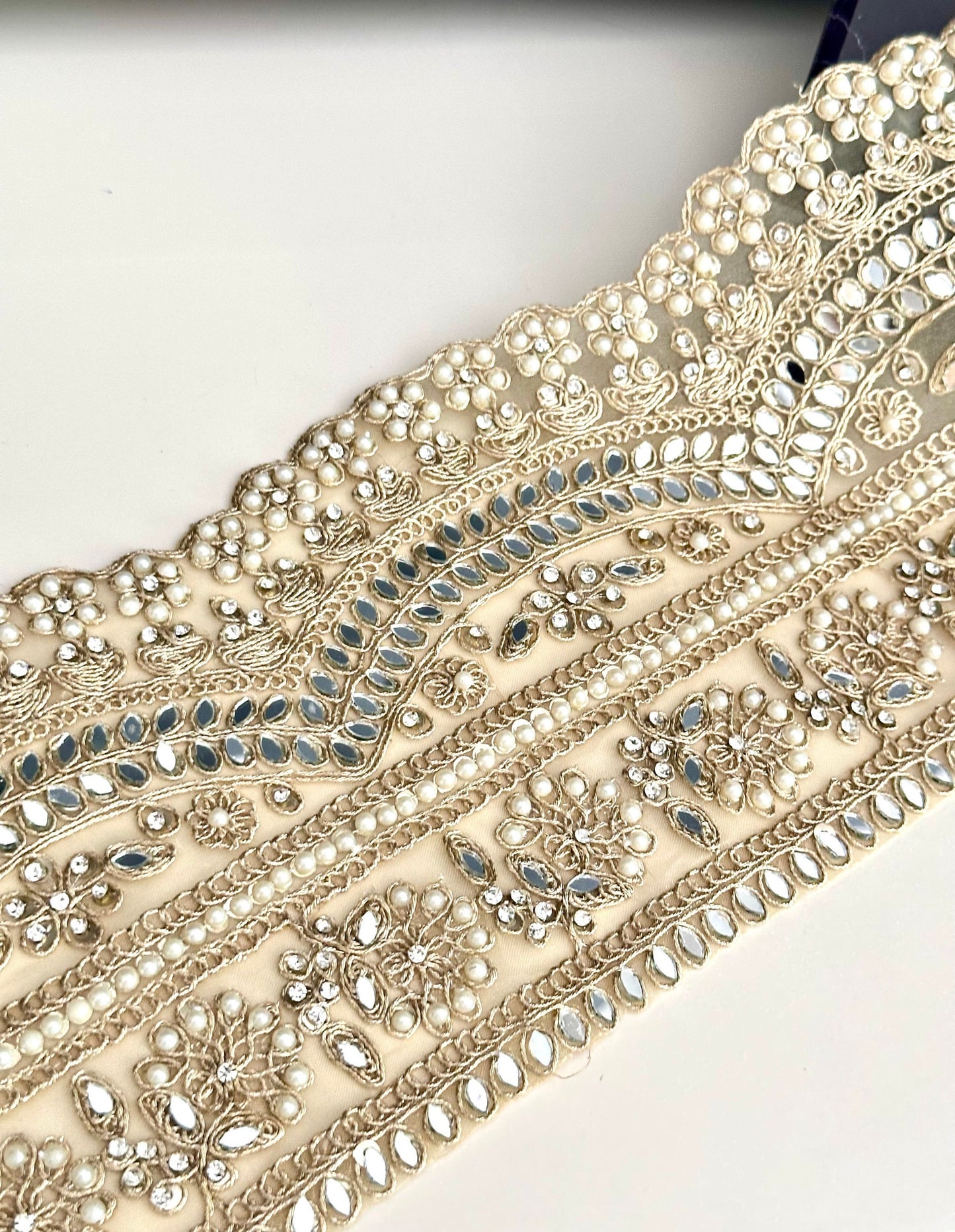 Veil Wedding Lace Pearl Veil Lace Sequin Embroidery Broad Wedding Gown Lace