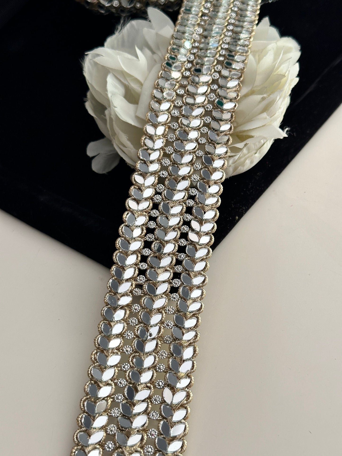 Glamorous Gold Mirror Belt