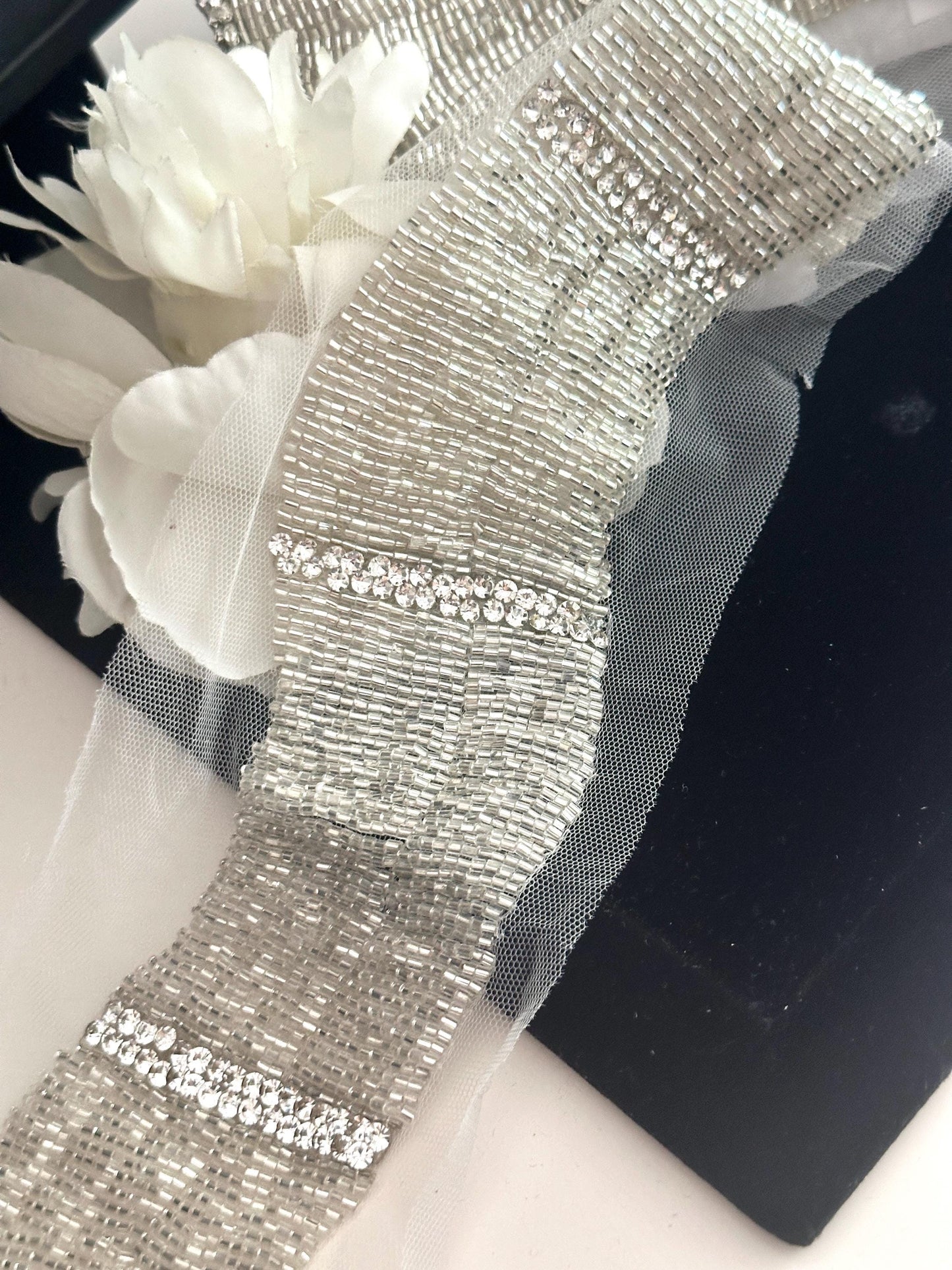 Bridal Rhinestone Belt Sash Wedding Dress Belt Crystal Bridal Belt