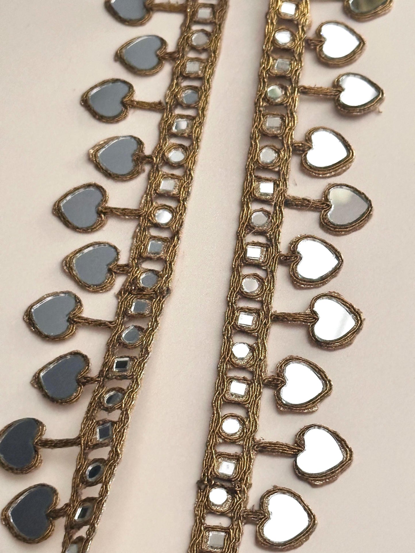 Luxury Heart Mirror Trim