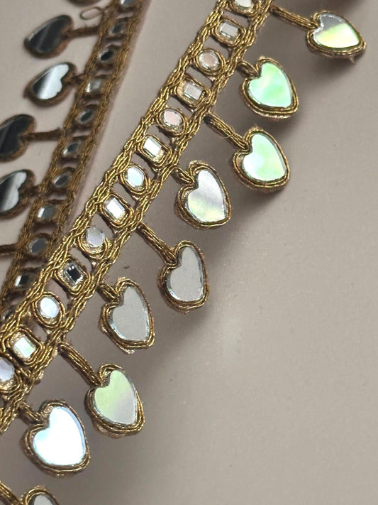 Luxury Heart Mirror Trim