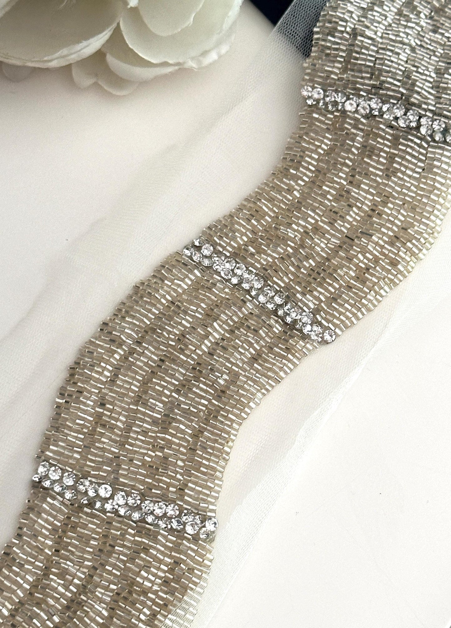 Perfect For: Bridal dresses, saree borders, headbands, western costumes, and garment decorations