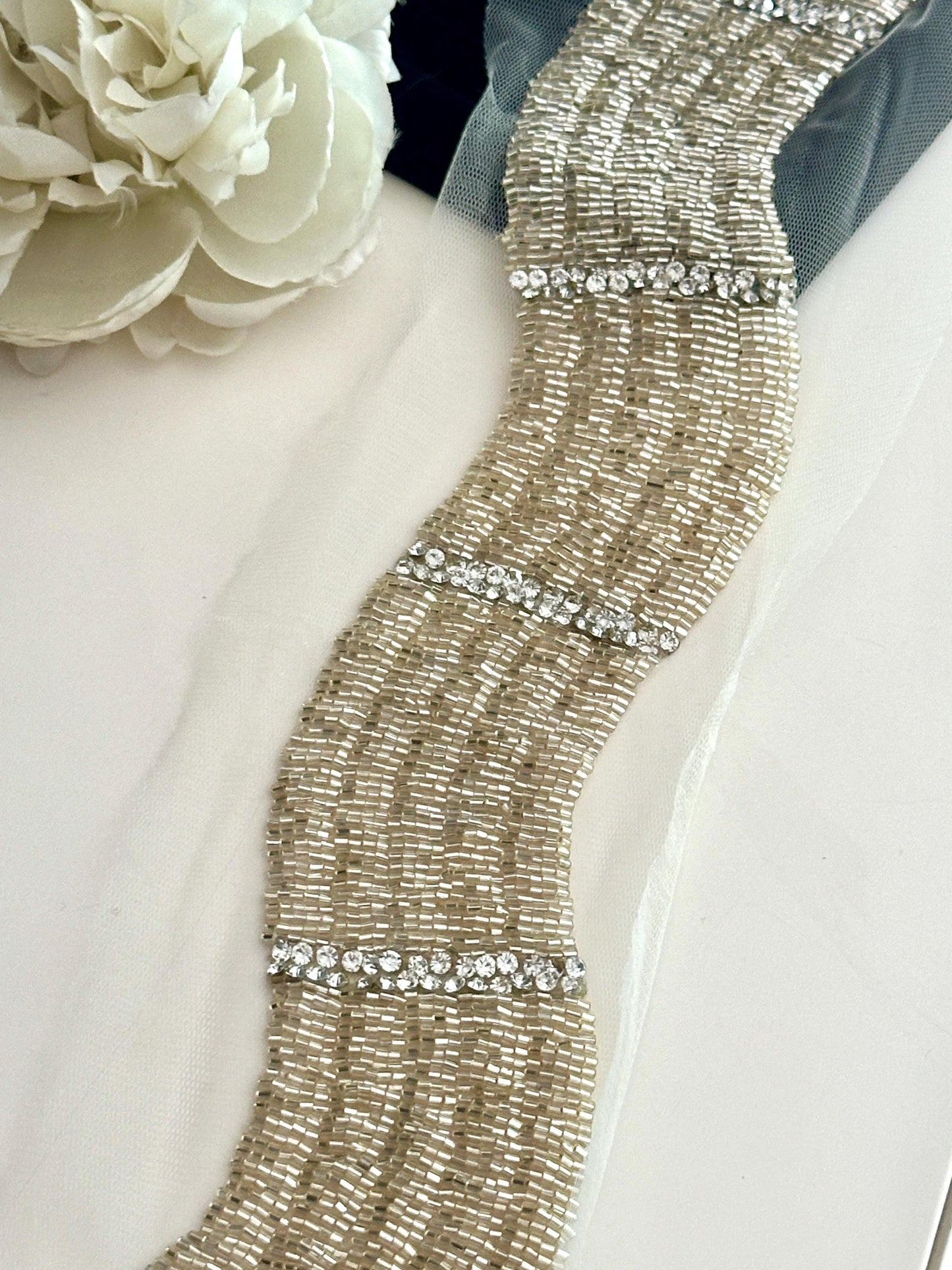 Perfect For: Bridal dresses, saree borders, headbands, western costumes, and garment decorations