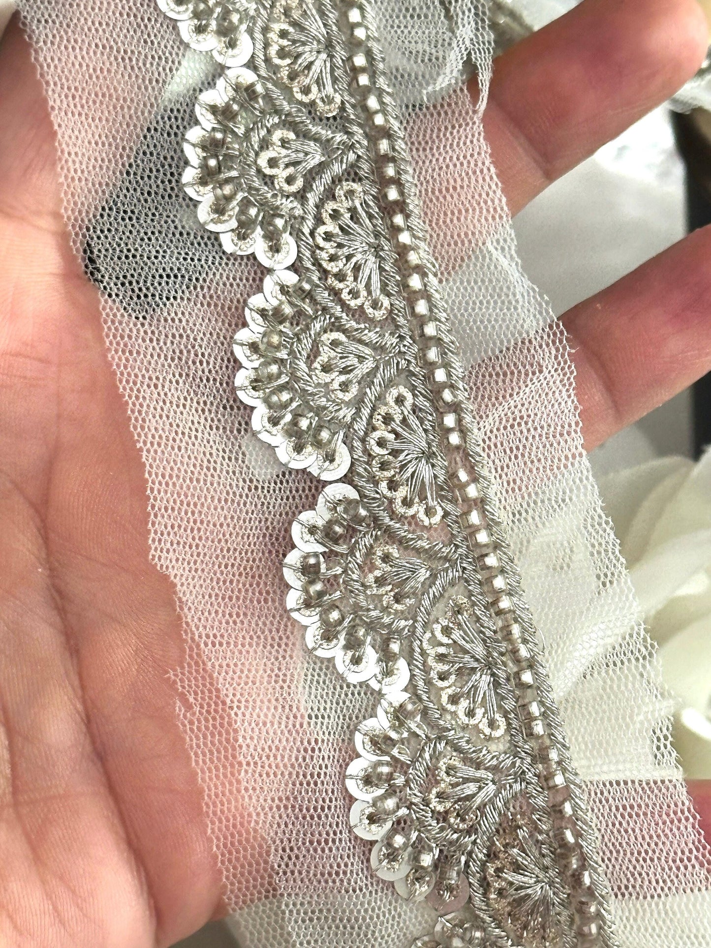 Shimmering Zari Trim