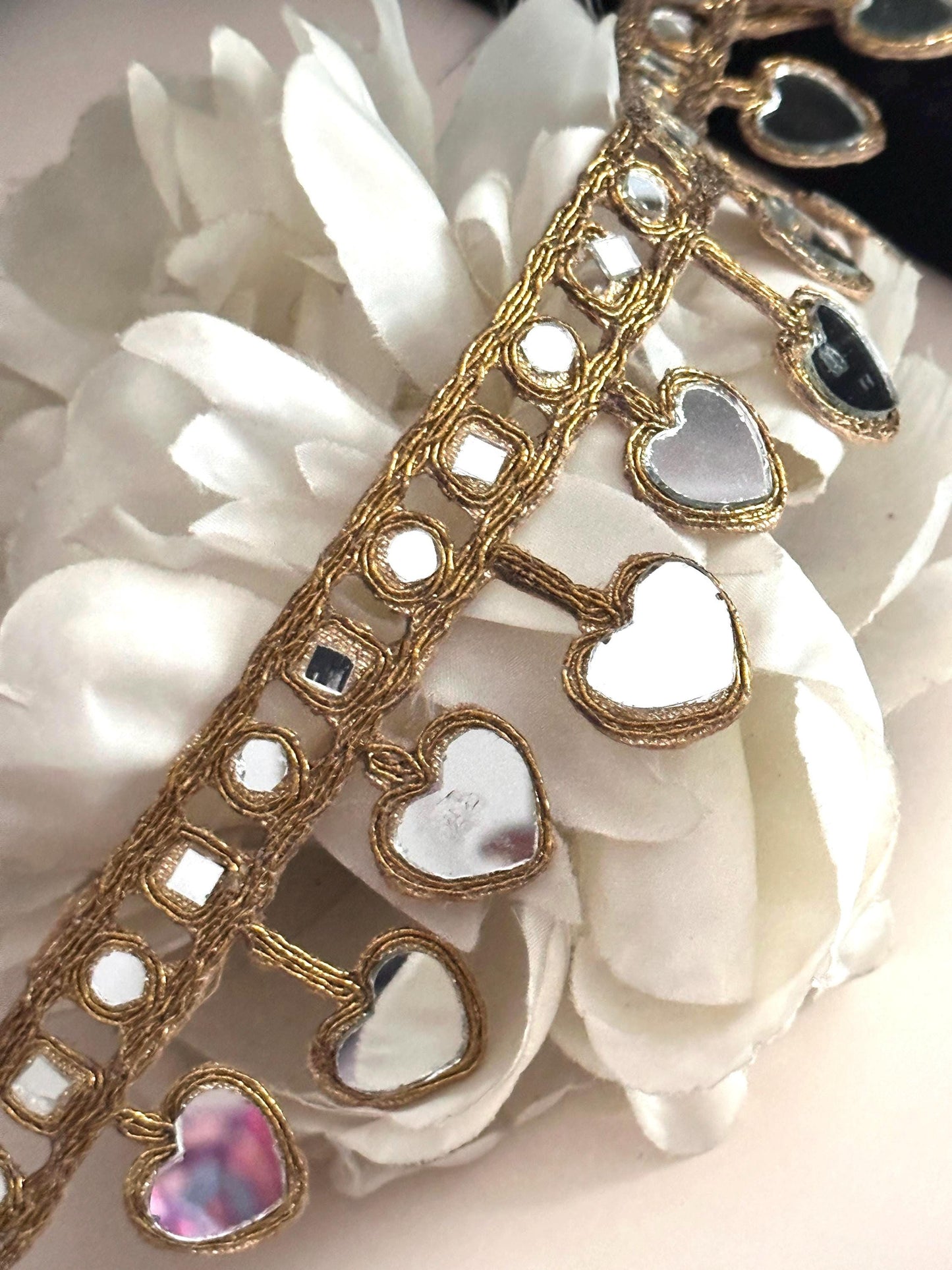 Luxury Heart Mirror Trim