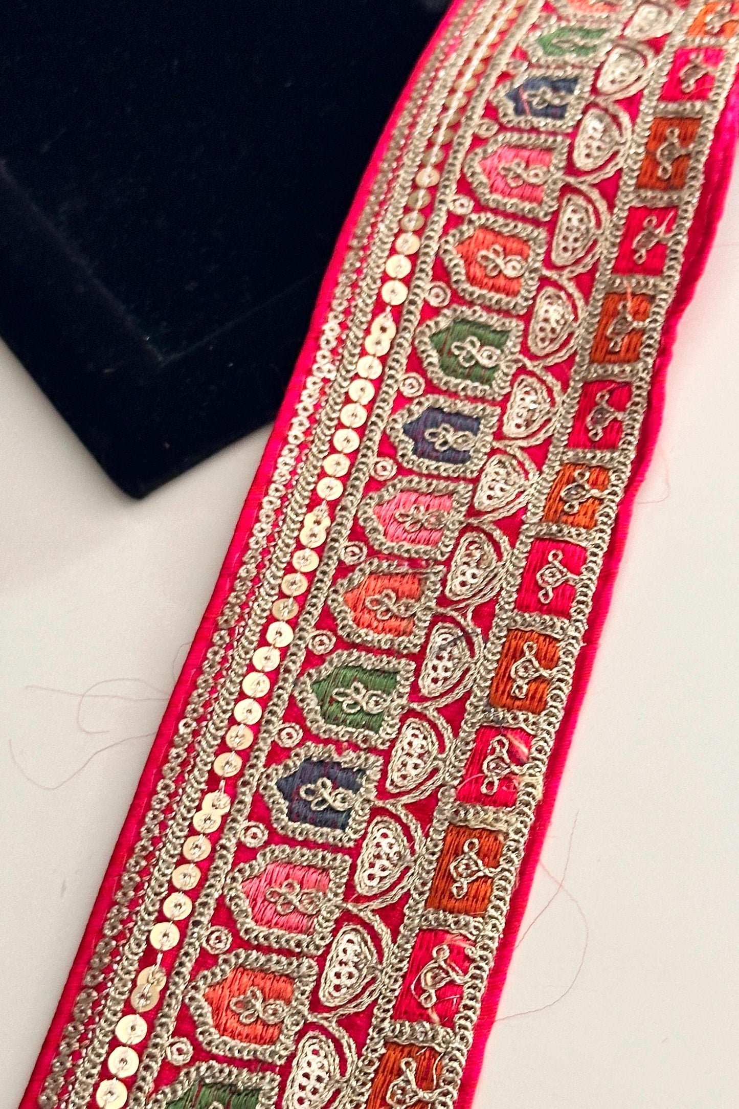 Indian Traditional Zari Sari Border For Bridal Fedtive Partry Lehnga Border