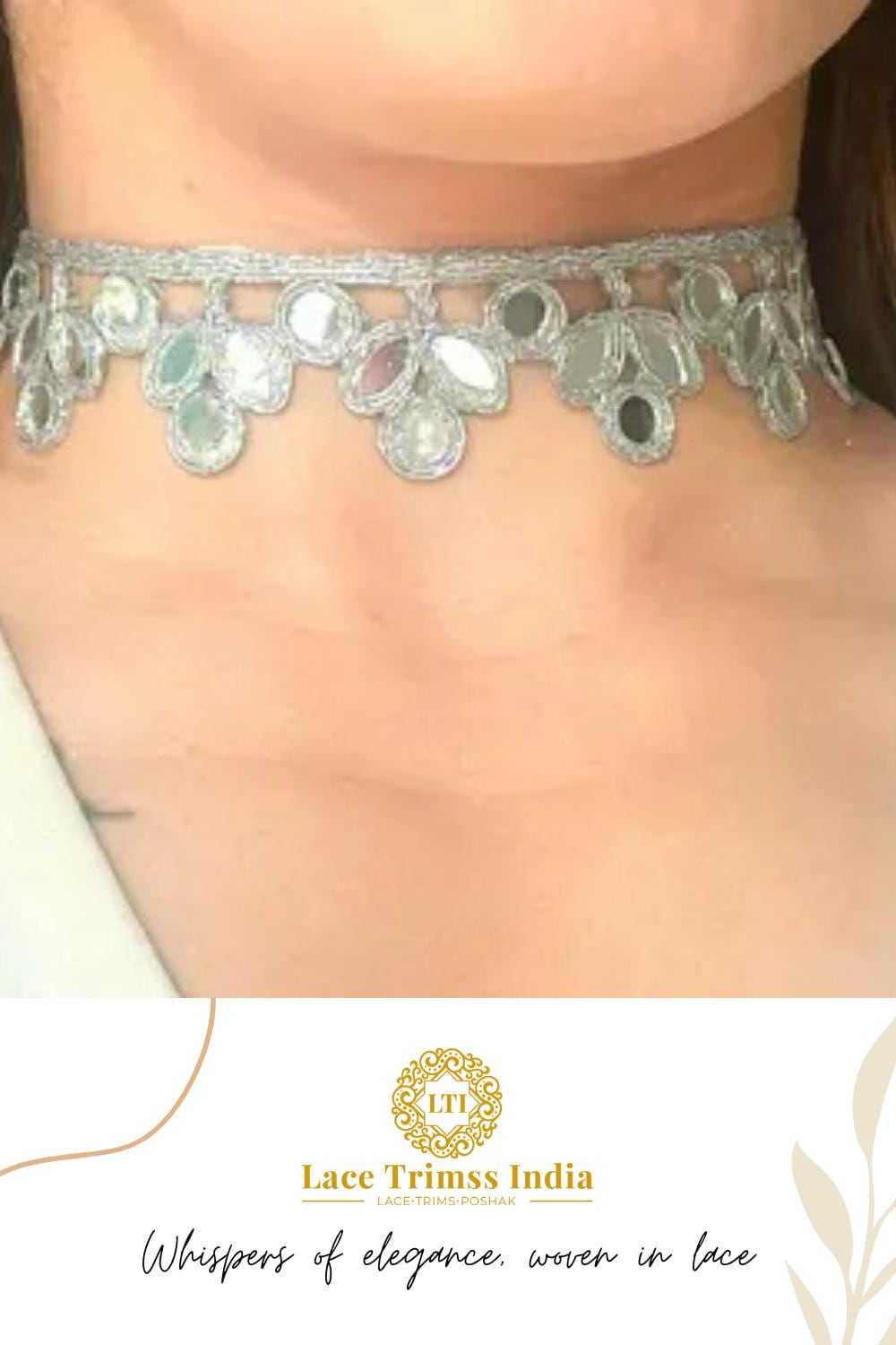 Boho Chic Leaf Design Neck Collar Choker - Nature-Inspired Jewelry for Her - Adjustable Clasp