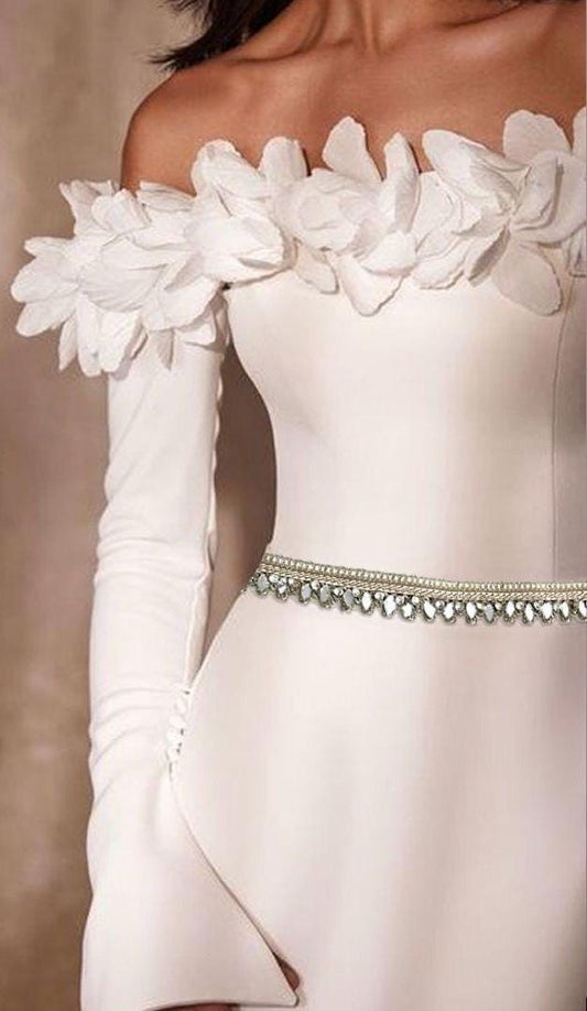 Vibrant Rhinestone Saree Lace Multicolor