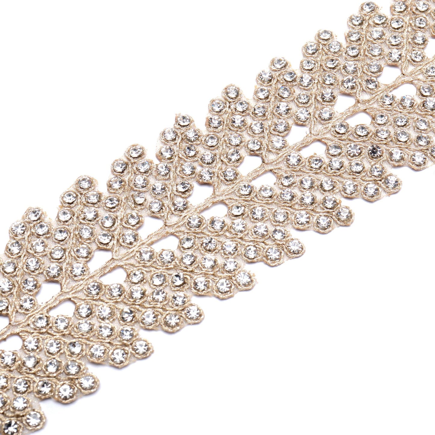 Glitter Choker Necklace Zircon Jewelry Fabric Statement