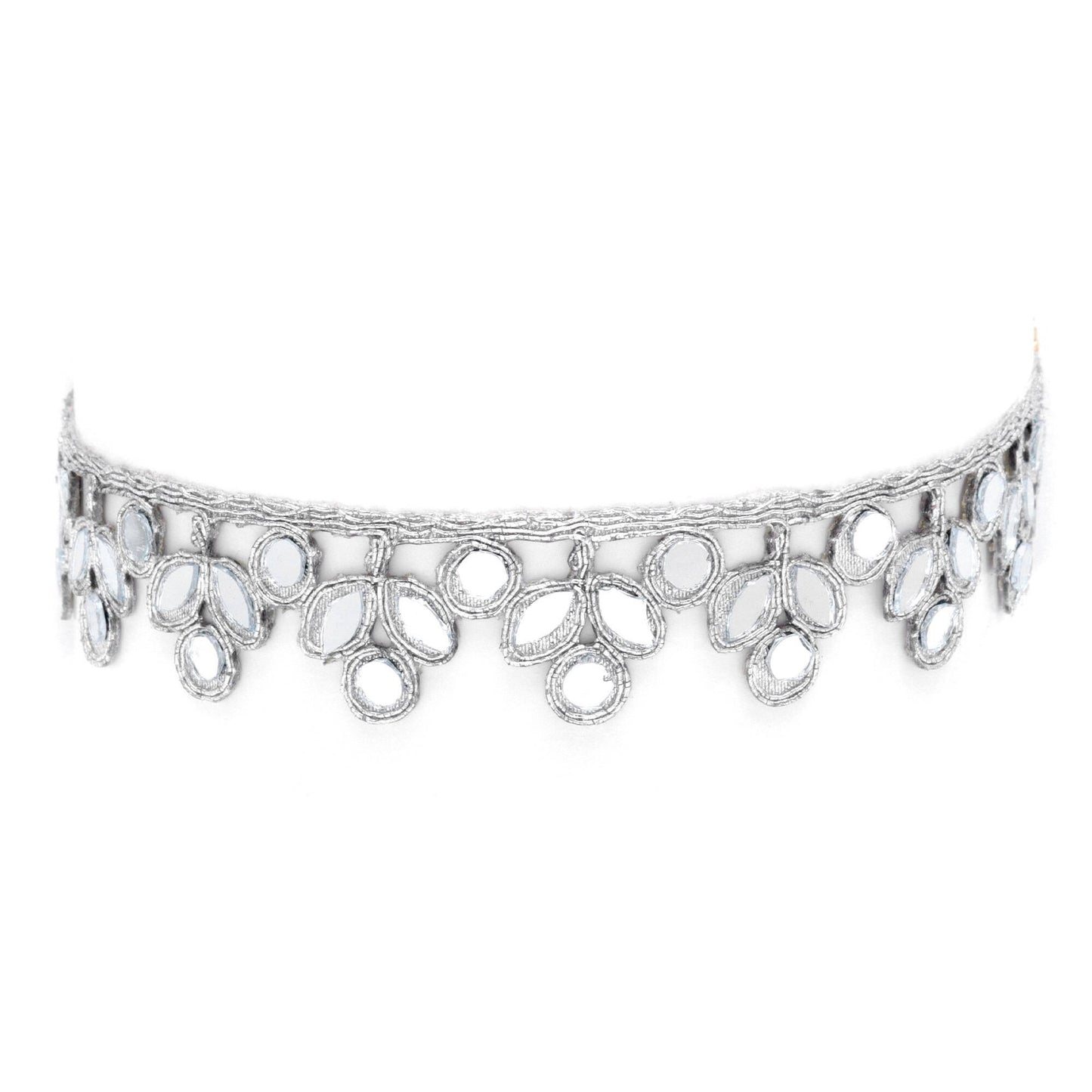 Boho Chic Leaf Design Neck Collar Choker - Nature-Inspired Jewelry for Her - Adjustable Clasp