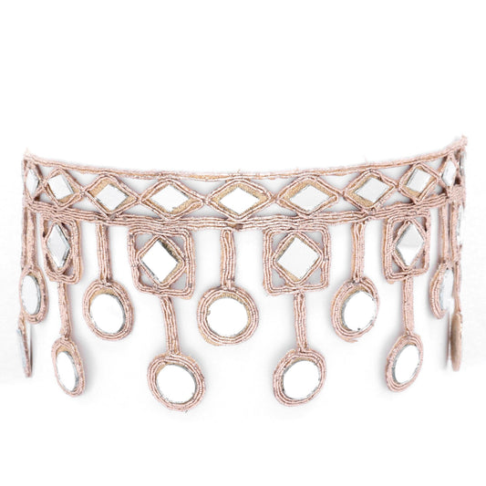 Minimalist Mirror Necklace rose gold