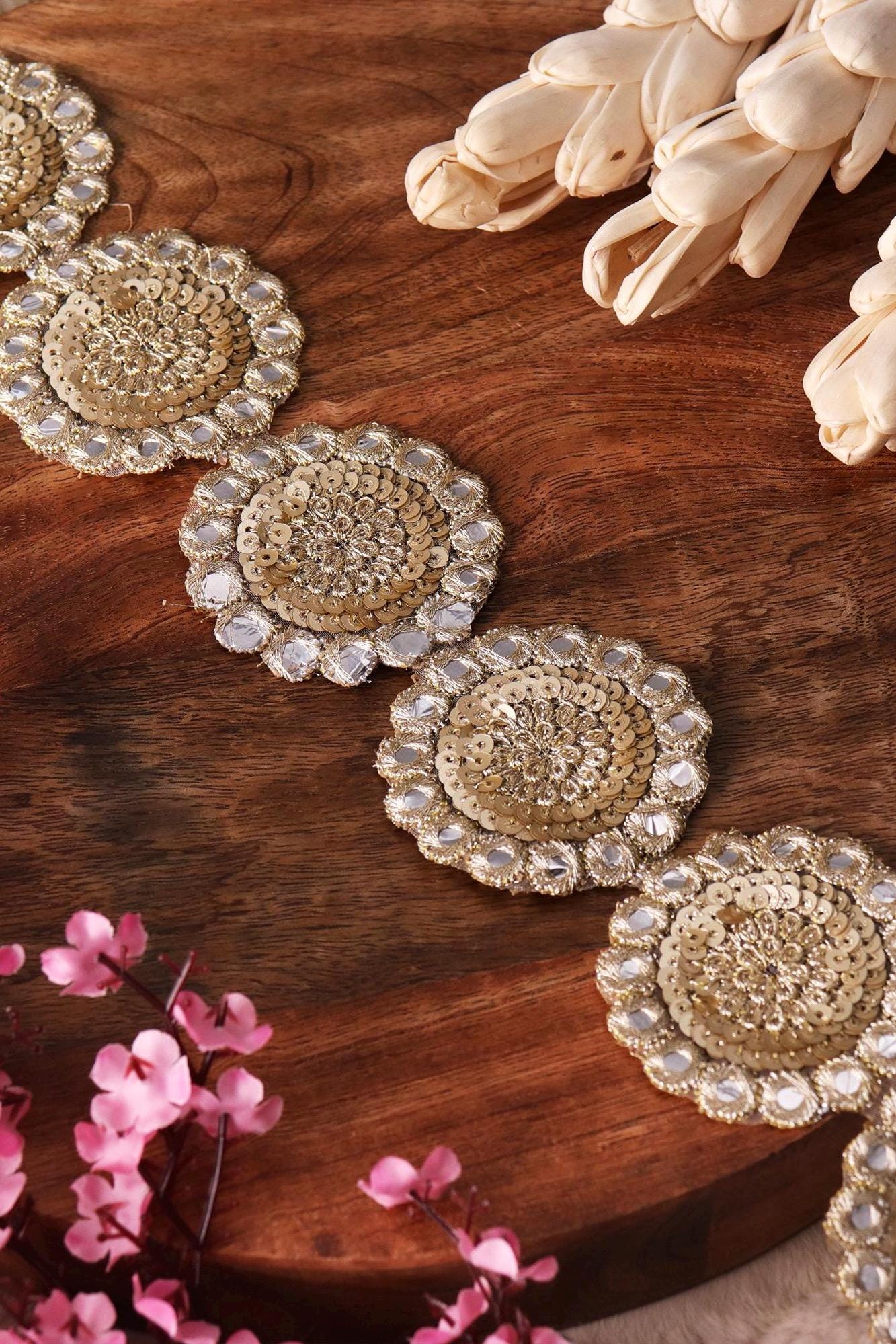 Crafting Gold Lace Trim