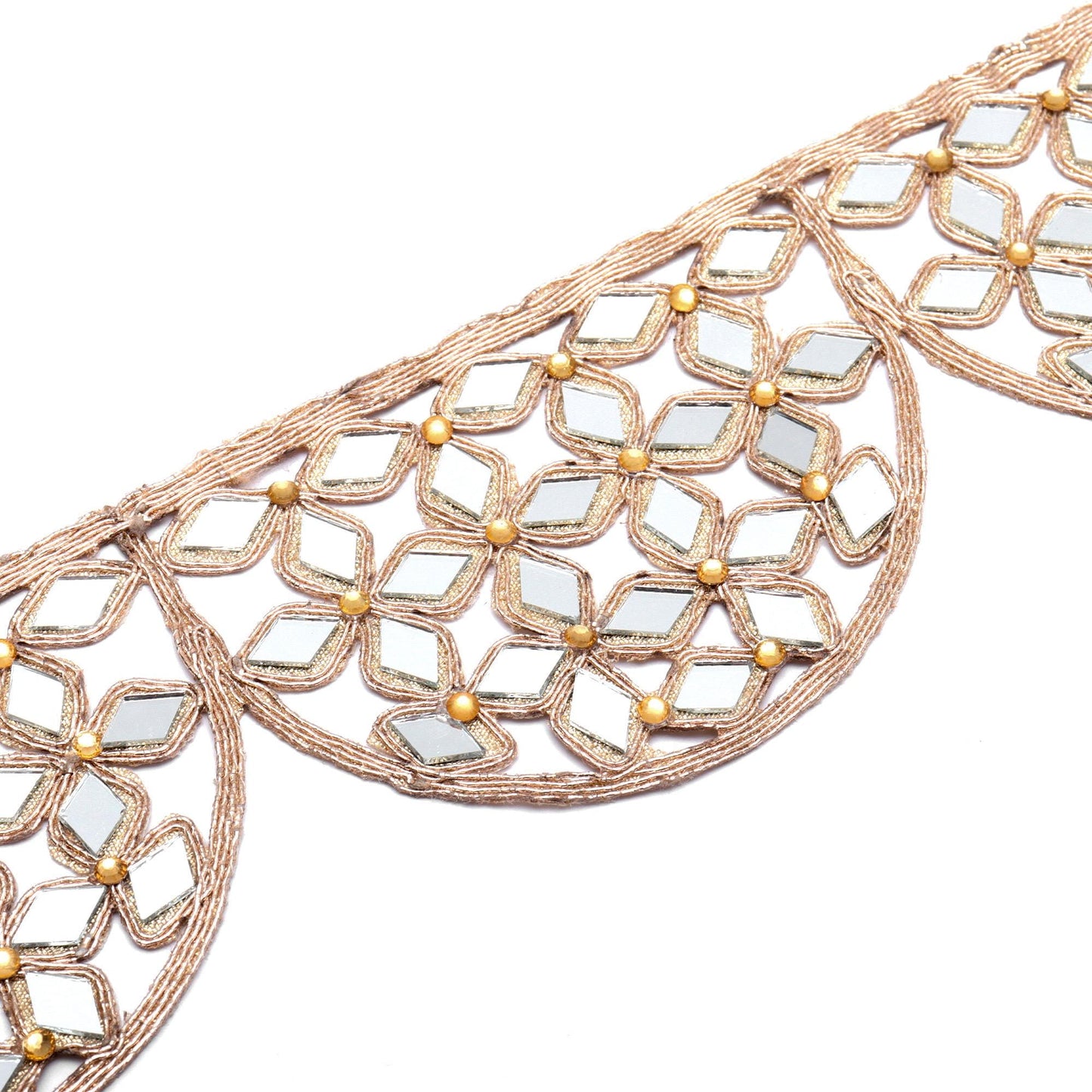 Boho Mirror Waist Belt Handmade Festival Fashion Accessory Unique Mirror Crystal Belt Indian
