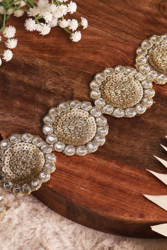 Crafting Gold Lace Trim