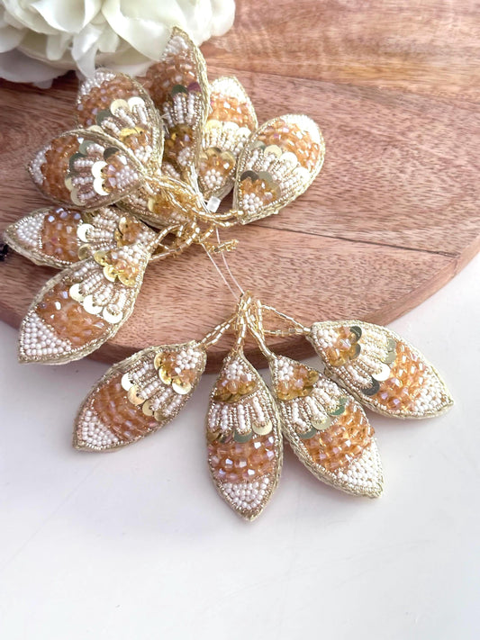 Handmade Beaded Embellishment Drop Sequin Crystal