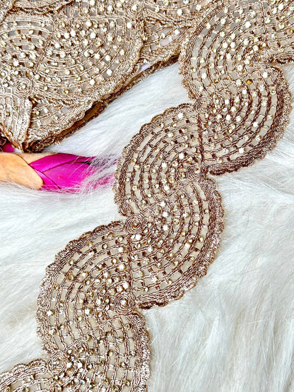 Zircon Sari Trim