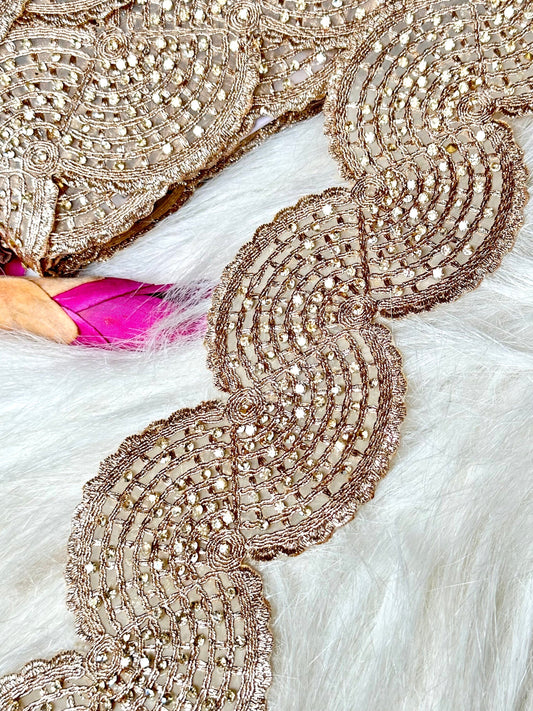 Zircon Sari Trim
