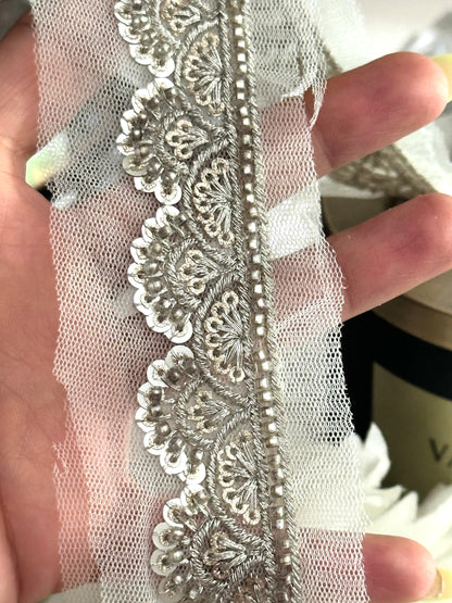 Shimmering Zari Trim