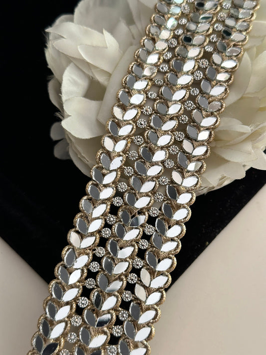 Glamorous Gold Mirror Belt