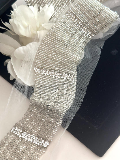 Bridal Rhinestone Belt Sash Wedding Dress Belt Crystal Bridal Belt