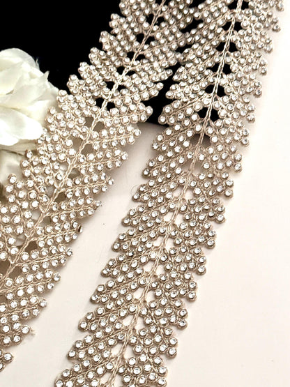 Fabric Necklace Bridal Headpiece & Wedding Veil Trim Crafting Lace
