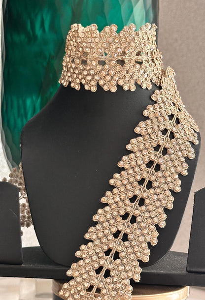Fabric mirror broad Gold trim Rhinestones Trim Beaded Lace Embellished Broad Lace