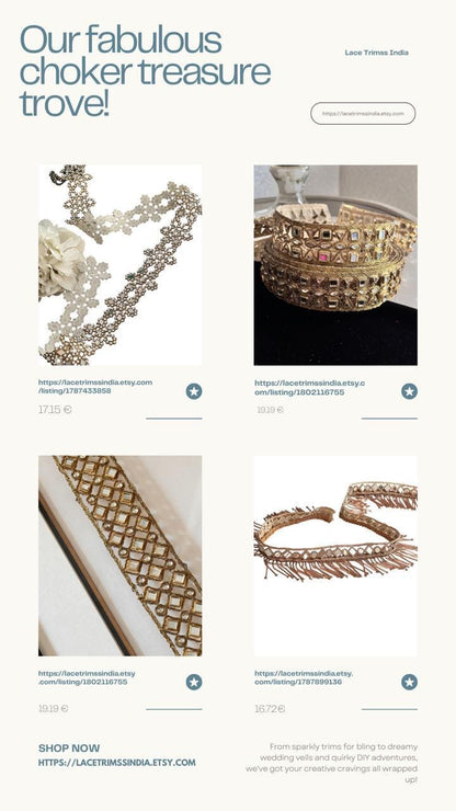 Mirror Tassel Lace