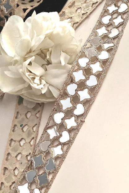 Bridal Choker Lace Heart Mirror Fabric Lace Custom Fashion Music Festival Accessory