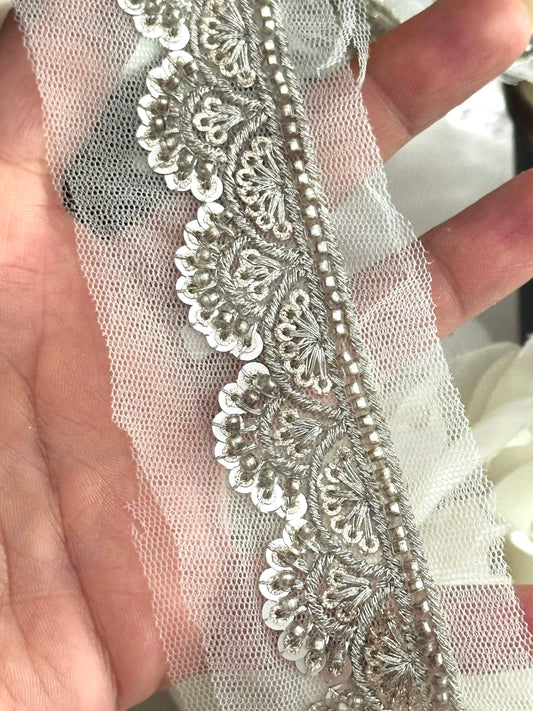 Shimmering Zari Trim