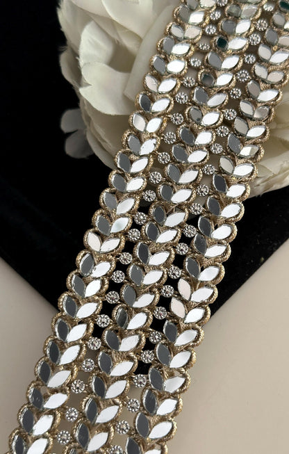 Glamorous Gold Mirror Belt