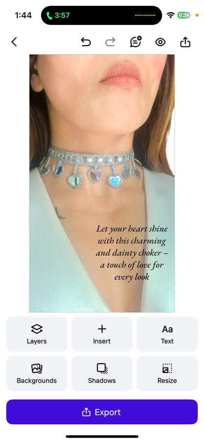 Love Lace Choker Necklace Handmade Modern Romantic Style Jewelry Fabric Choker For Mom Daughter Gift Bridesmaid Party Jewellery Gift for her