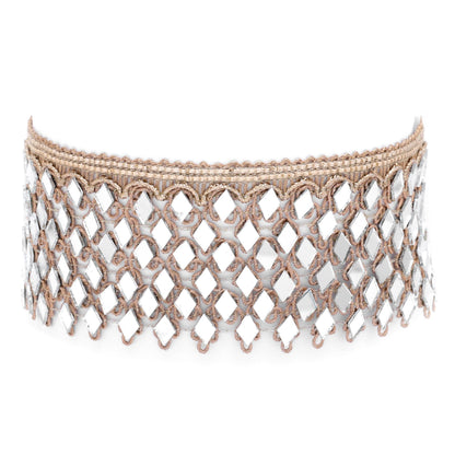 Elegant Layla Fabric Choker for Women Stylish Boho Statement Jewelry Necklace for Teen Adults Perfect