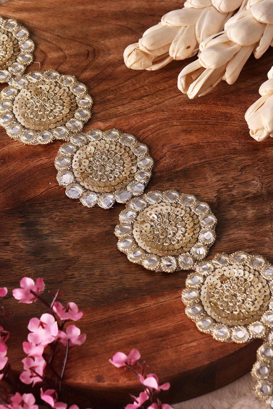 Crafting Gold Lace Trim