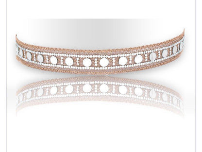 Handmade Mirror Belt Choker Set Crystal Metallic Thread Work Festival Belly Dance Costume Accessory Gift