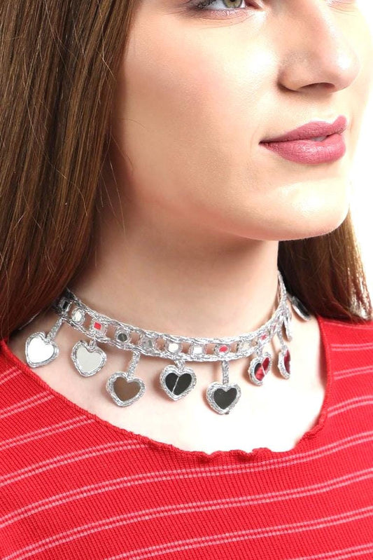 Love Lace Choker Necklace Handmade Modern Romantic Style Jewelry Fabric Choker For Mom Daughter Gift Bridesmaid Party Jewellery Gift for her