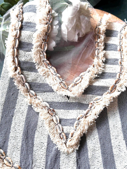 Neckline Patch Glass Bead Sew On Hand Embroidered Patch Lace Applique