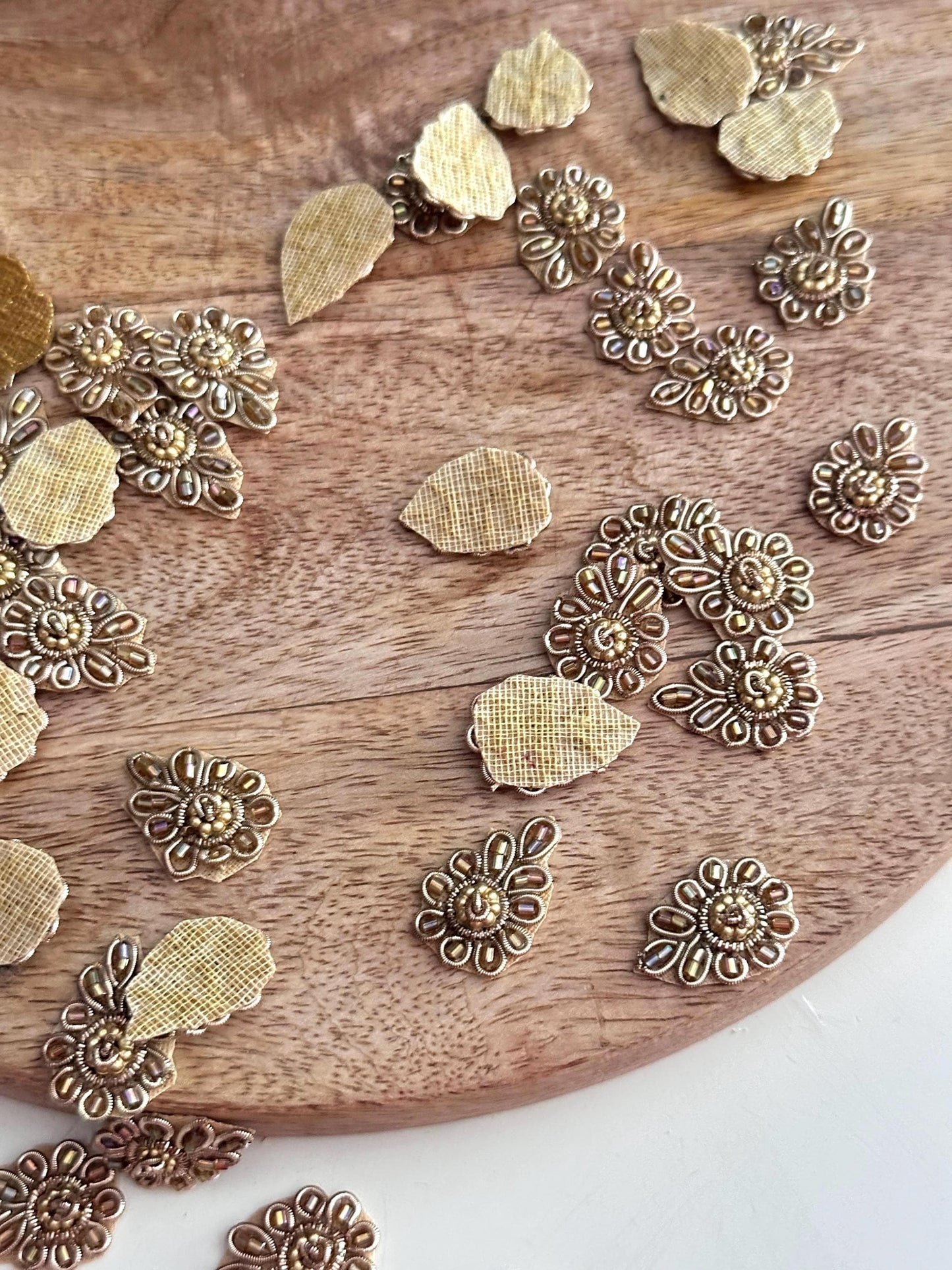 Embellishment Patch Glass Bead Applique