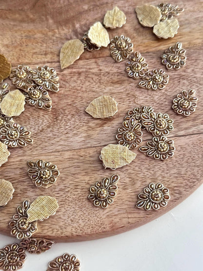 Embellishment Patch Glass Bead Applique