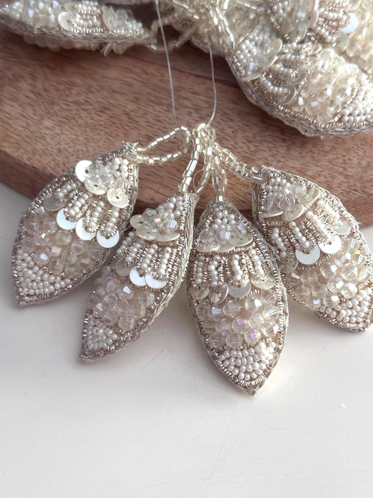 Handmade Beaded Embellishment Drop Sequin Crystal