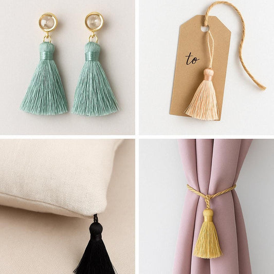 Assorted Silk Thread Tassel for Jewelry