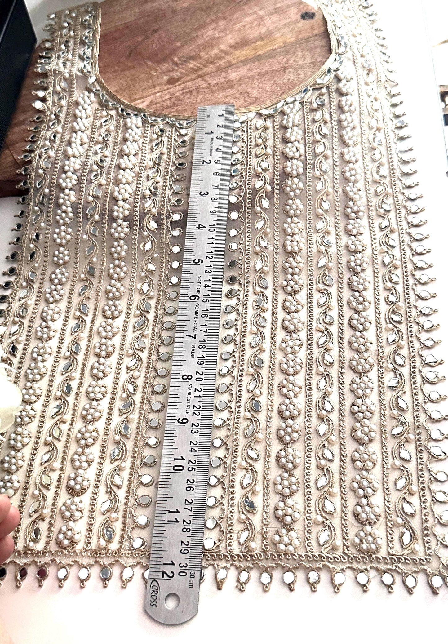 Shiny Mirror Pearl Applique