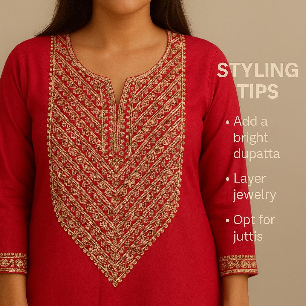Golden Floral Collar Applique