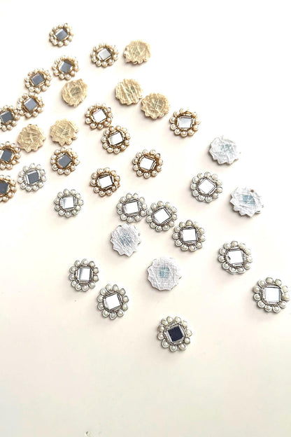 Pearl Mirror Embellished Applique