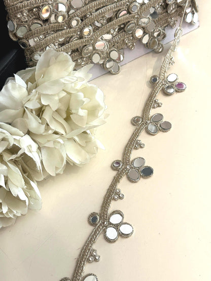 Handmade Gold Mirror Lace Trim