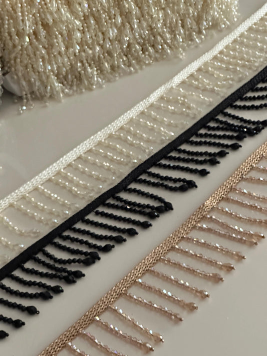 Handmade Beaded Body Necklace Fringe Choker