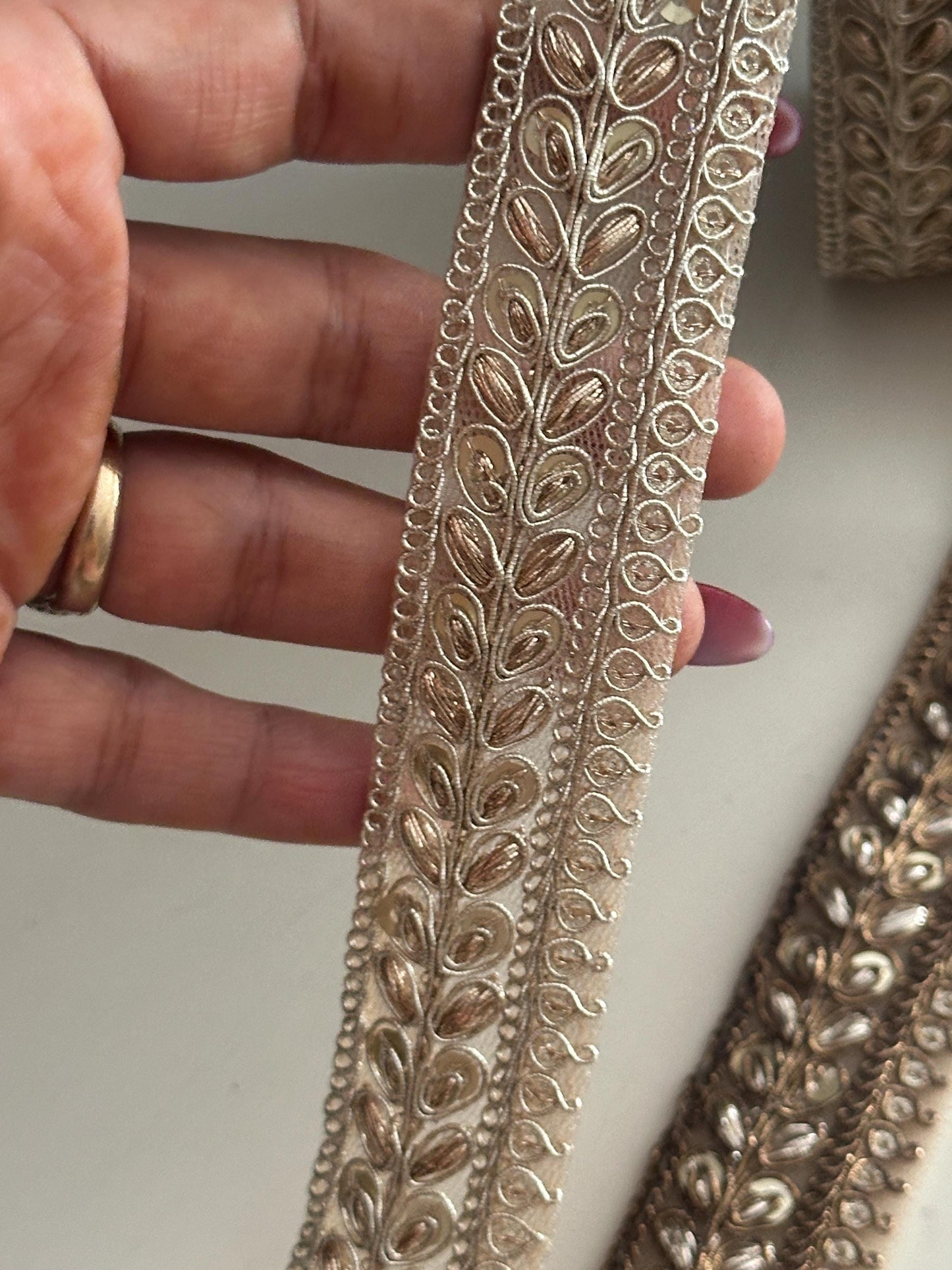 Sabyasachi Inspired Zari Lace Trim